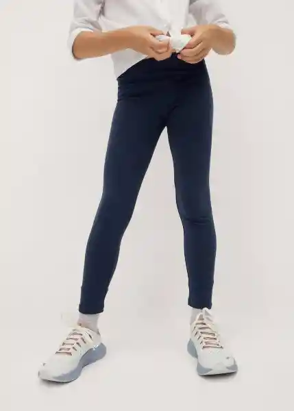 Leggings Elio Navy Talla 08 Niñas Mango