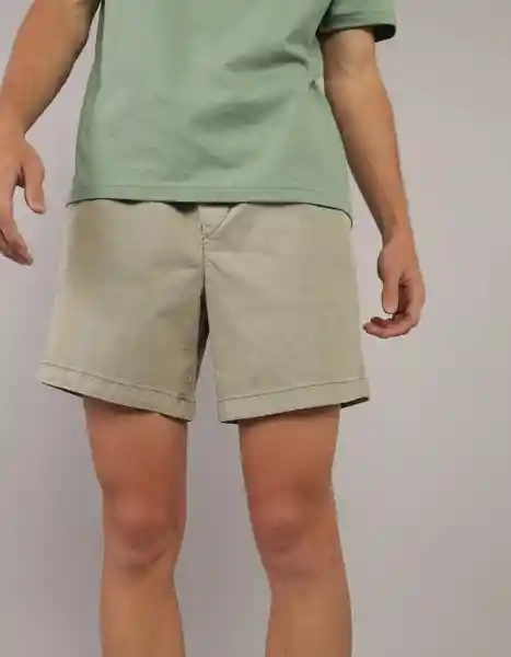 Bermuda Hombre Verde Talla: SMALL 7691341 American Eagle