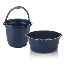 Estra Set Balde Ponchera Azul 4-1046601