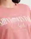 Camiseta Shiny Vintage Graphic Tee Rosa Libelula T S Chevignon