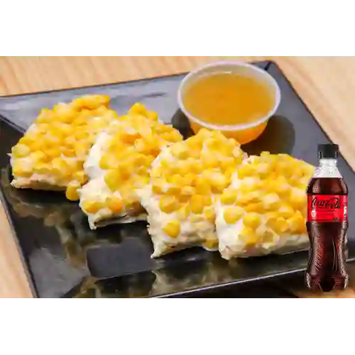 Combo Arepa con Maíz + Coca Cola Sin Azúcar 400 ml