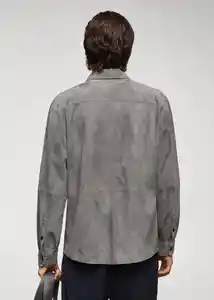 Chaqueta Mati Gris Talla L Hombre Mango