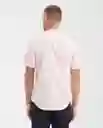 Camisa Neru Neck Manga Corta Rosa Nouveau Claro S Chevignon