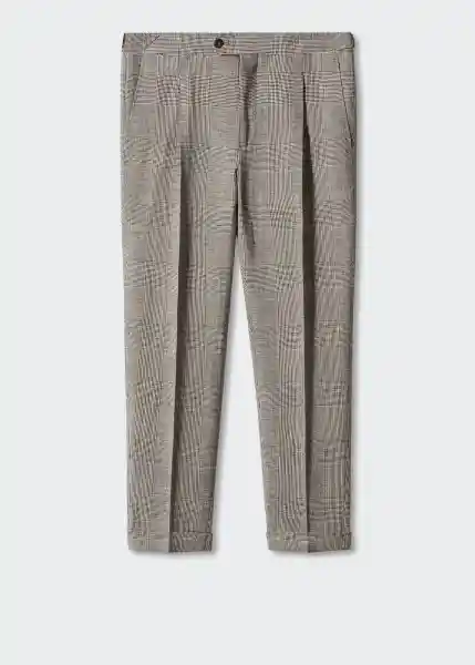 Pantalón Siena Beige Talla 38 Hombre Mango