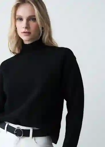 Tejido Mujer Negro Puro Ultraoscuro Talla S 083G066 Naf Naf