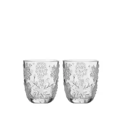 Set Vaso Snowflake Ambiente Gourmet