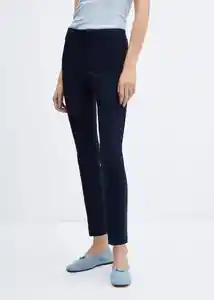 Pantalón Malu5-H Navy Talla 42 Mujer Mango