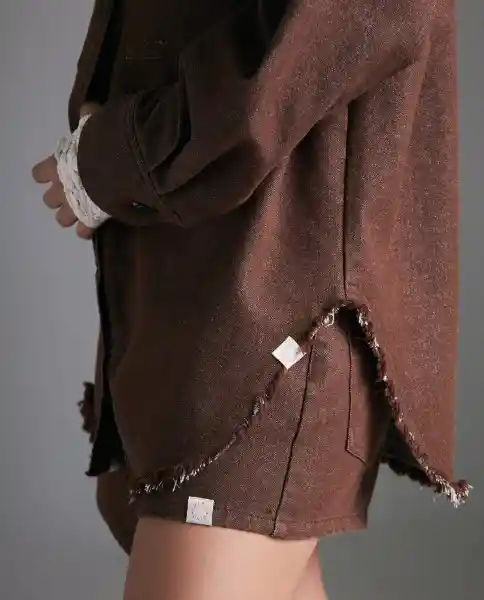 Chaqueta Mujer Café Talla L 629G013_CAF180928 Americanino