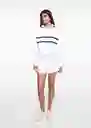 Short Cargo W Off White Talla 20 Niñas Mango