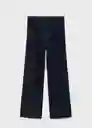 Pantalón Alba Tejano Soft Talla M Mujer Mango