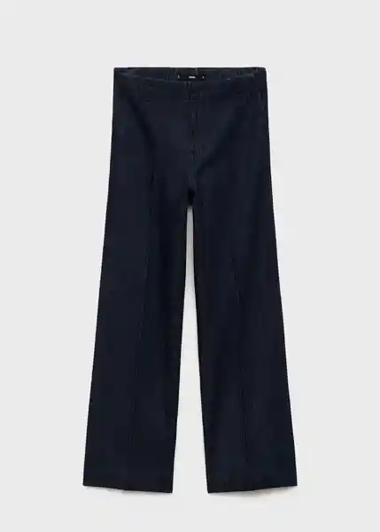 Pantalón Alba Tejano Soft Talla M Mujer Mango