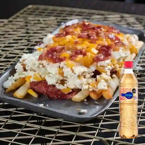 Combo Papas Lokas Pro + Brisa Saborizada Manzana 600ML