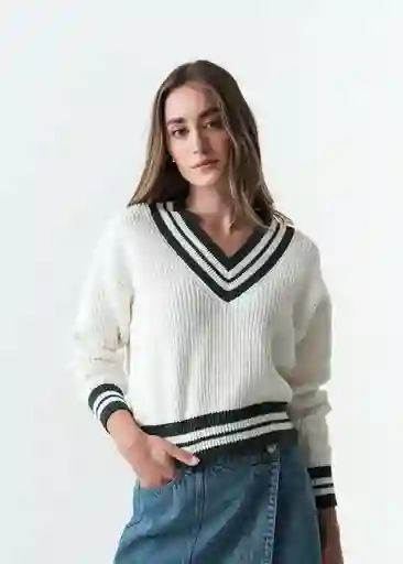Tejido Mujer Crudo Puro Claro Talla S 583G057 Naf Naf