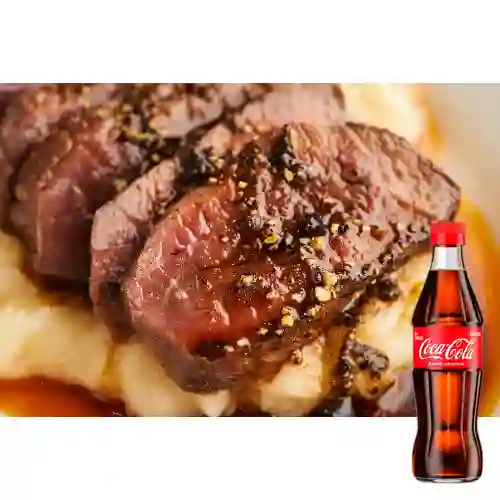 Combo Punta de Anca 150 Gr. + Coca Cola Original 300ML