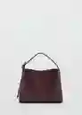 Bolso P Winnie Burdeos Talla 99 Mujer Mango