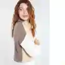  Saco Tejido Nora Mujer Beige Pretenido Talla M Naf-Naf 