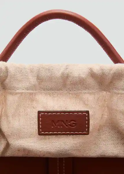 Bolso P Emilia Cuero Talla 99 Mujer Mango