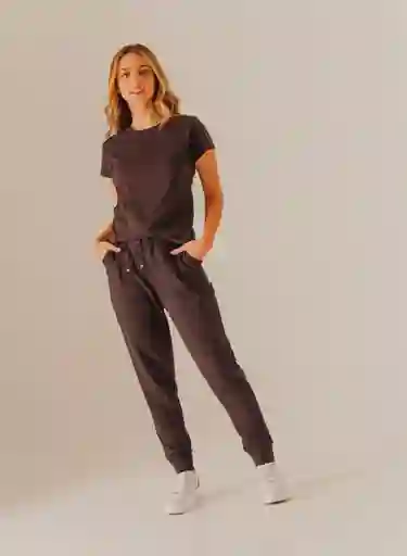 Pantalón Capri Mujer Negro Talla 14 People