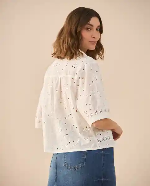 Camisa Blanco 0 Claro Talla S 611G024 Esprit