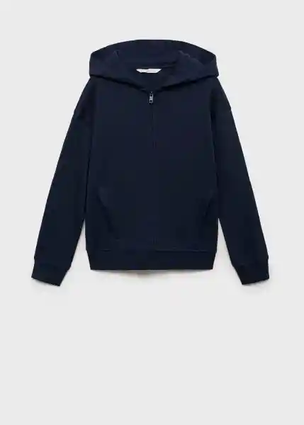 Buzo Sudadera Francia Navy Talla 10 Niños Mango