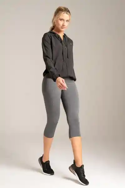 Legging Deportivo Capri Mujer Gris XS/ L Bronzini Active