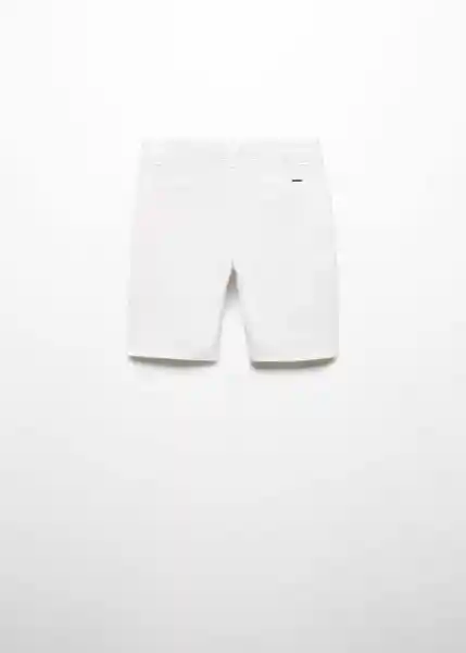 Bermuda Picoc Niños Blanco Talla 13 Mango