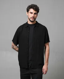 Camisa Hombre Negro XXL 110F050_NEG194007 Rifle