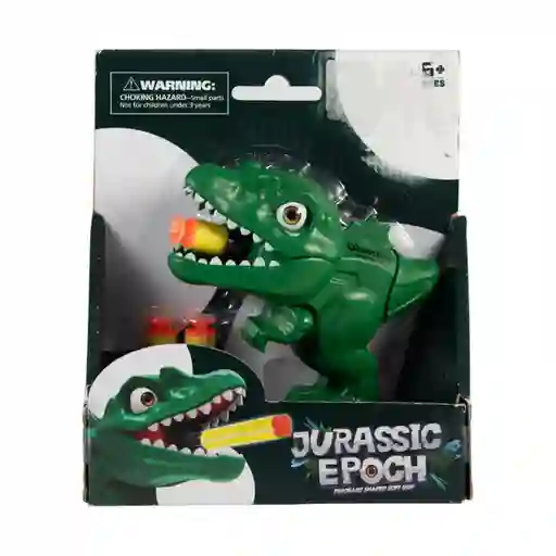 Epoch Lanzador De Dardos Con Forma De Dinosaurio Color Verde