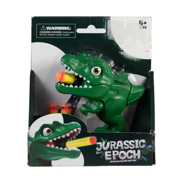 Epoch Lanzador De Dardos Con Forma De Dinosaurio Color Verde
