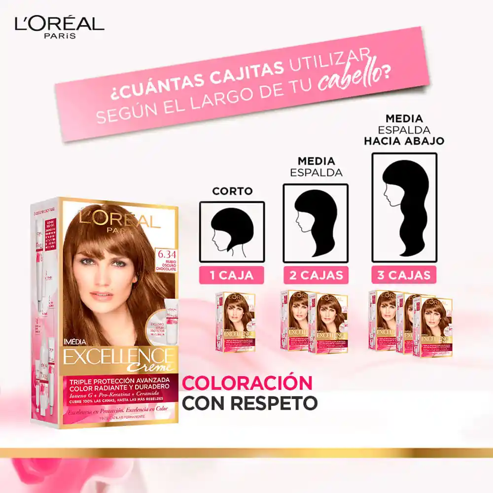 Loreal Paris-Excellence Tinte Permanente N° 8 Rubio Claro