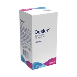Desler Desloratadina 2.5mg/ 5 Ml Pharmetique Frasco Jarabe