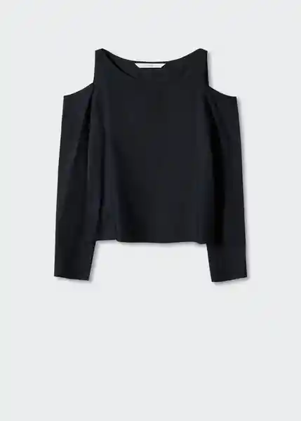 Blusa Cut Out Negro Talla 22 Mango Teen Girl Mango