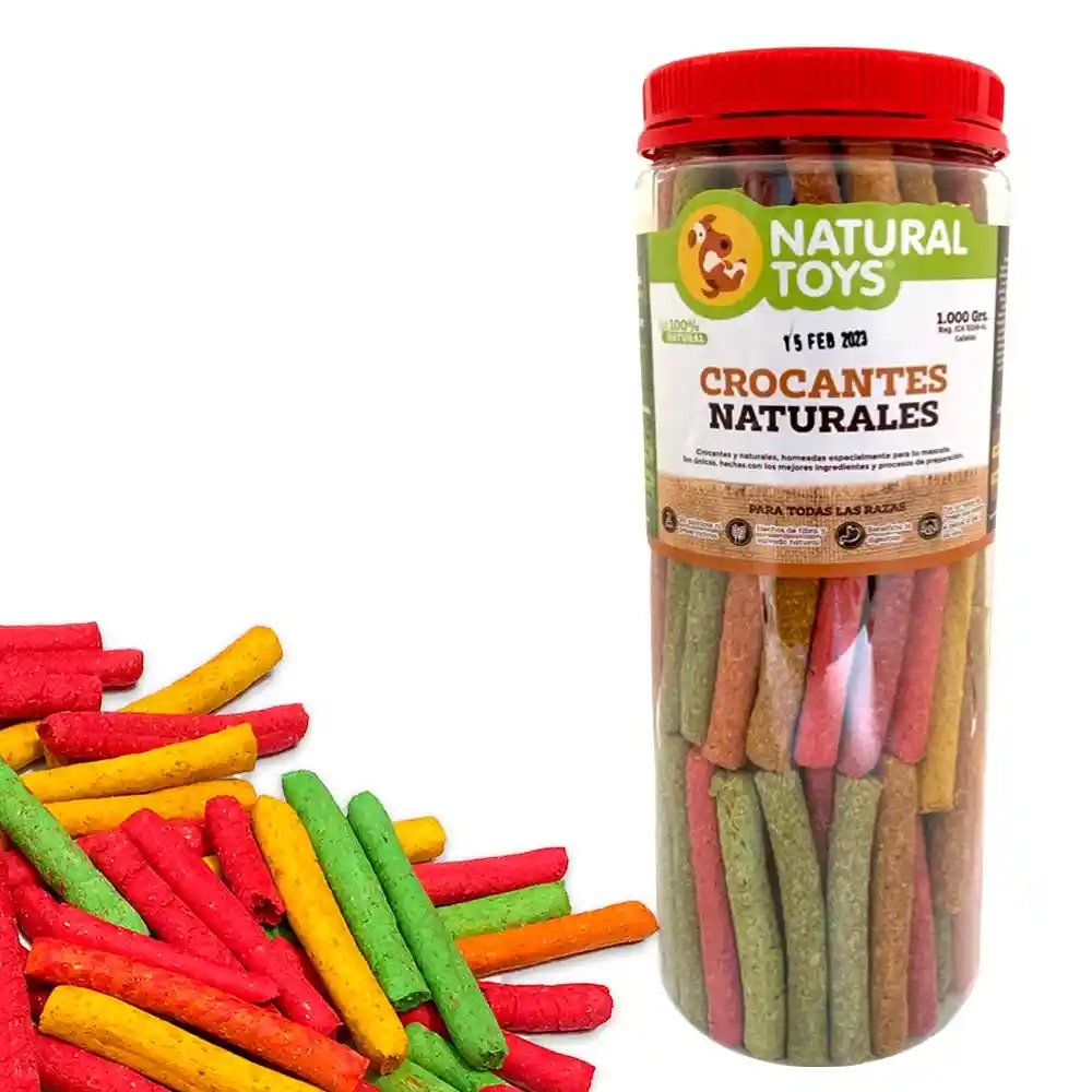 Natural Toys Alimento Para Perro Palitos de Fibra Natural 1 Kg