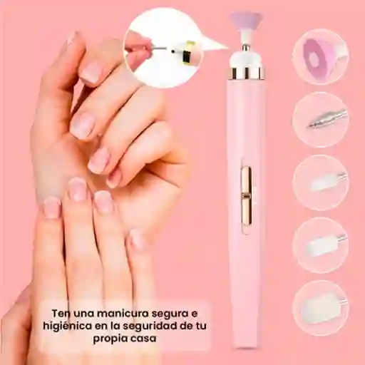 Pulidor Uñas Acrílico Manicure Profesional Drill Eléctrico