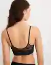 Top Bralette Aerie Negro Talla Medium American Eagle
