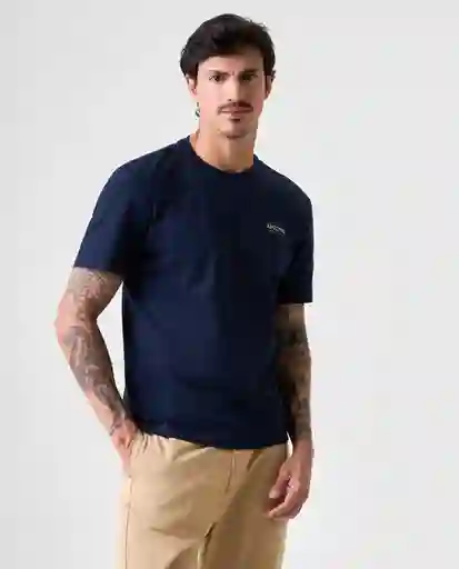 Camiseta Hombre Azul Talla M 842G000_AZU194024 Americanino