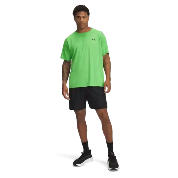 Under Armour Short Pantaloneta Tech Woven Wordmark Negro LG
