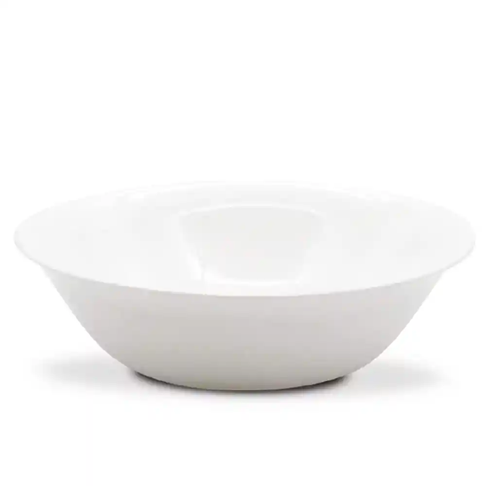 Plato Home Elements Hondo Cazuelo Vitro Blanco