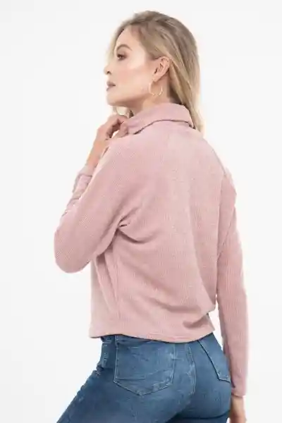 Ragged Buso Barcelona Color Rosado Palo de Rosa Talla XL