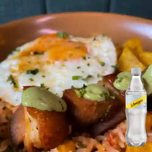 Combo Calentado Tradicional + Schweppes Soda 400ml