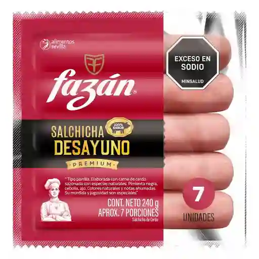 Salchicha Fazán Premium (240 Gr)