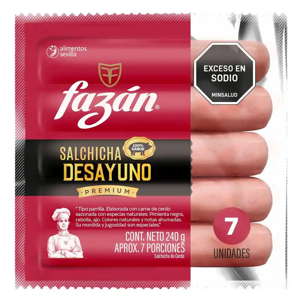 Salchicha Fazán Premium (240 Gr)