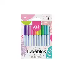 Kiut Marcadores Lavables Colores Surtidos