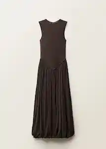 Vestido Calista Chocolate Talla M Mujer Mango