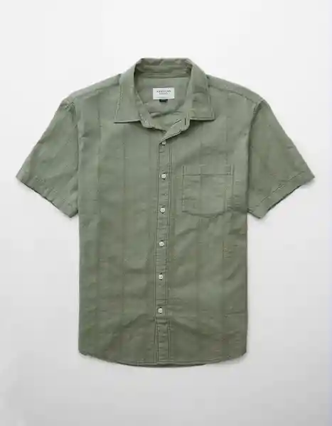 Camisa Hombre Verde Talla SMALL 2835309 American Eagle