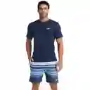 Camiseta Manga Corta Dome Tropical Hombre Azul-xl