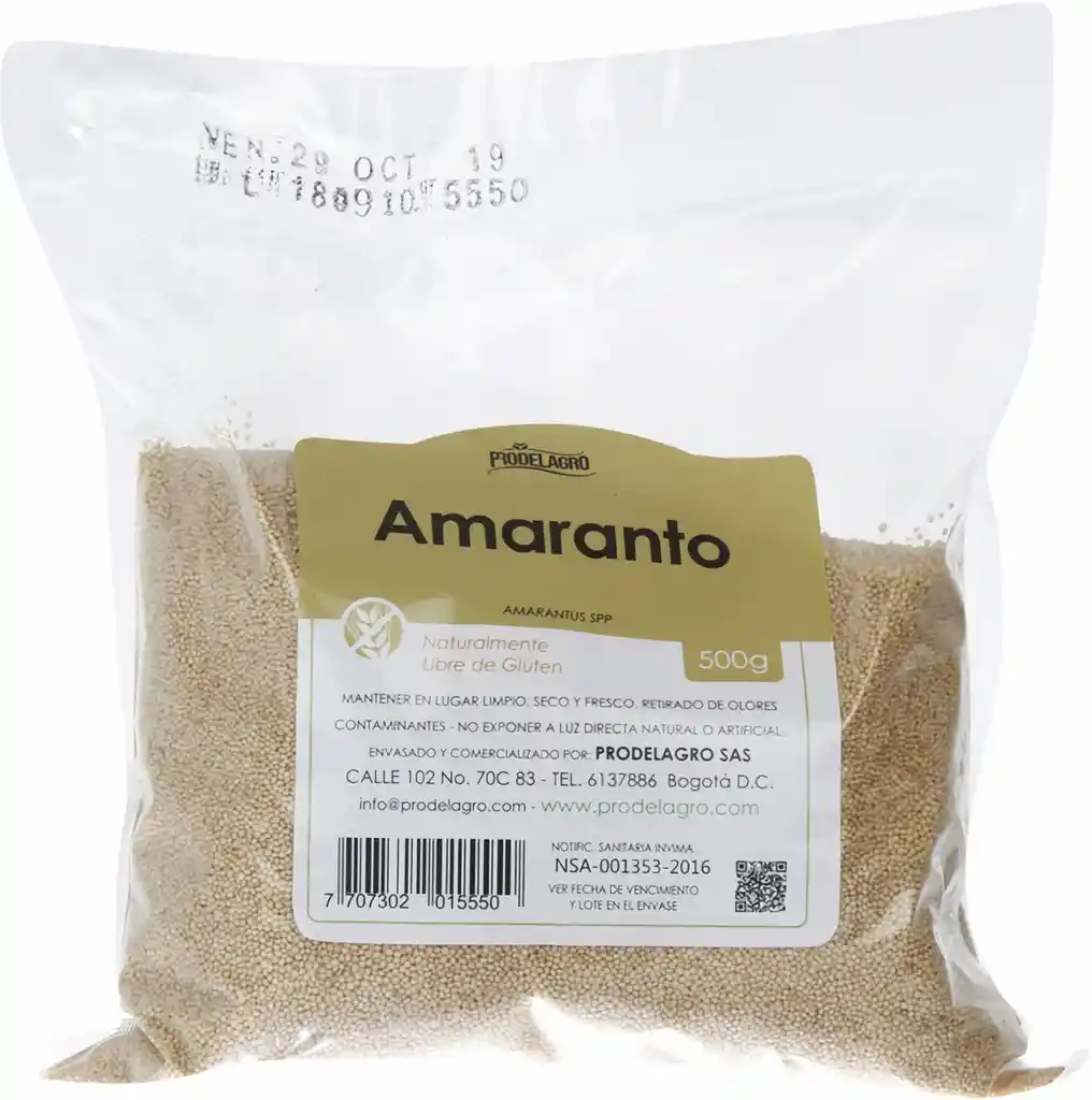 Prodelagro Amaranto