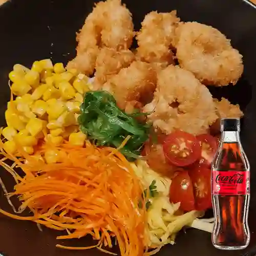 Combo Camarón Poke + Coca Cola Sin Azúcar 300ML