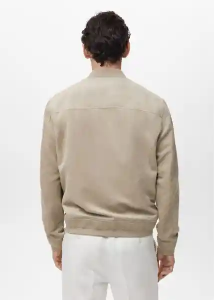 Chaqueta Bero Gris Talla S Hombre Mango
