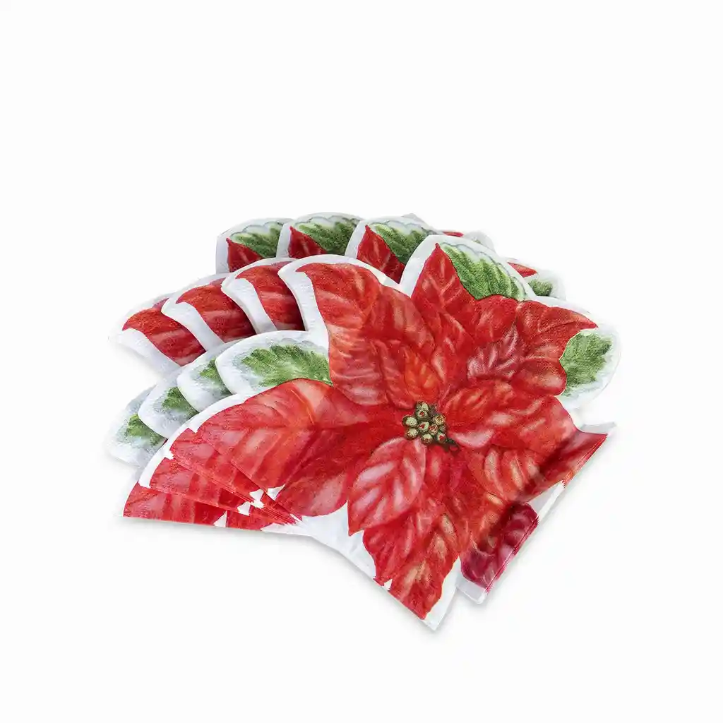 Servilleta Flor Poinsettia Ambiente Gourmet 23783